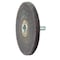 Weiler 3" Polyflex Encapsulated Wire Wheel, .008" Steel Fill, 1/4" Stem 35310 - alternate 1